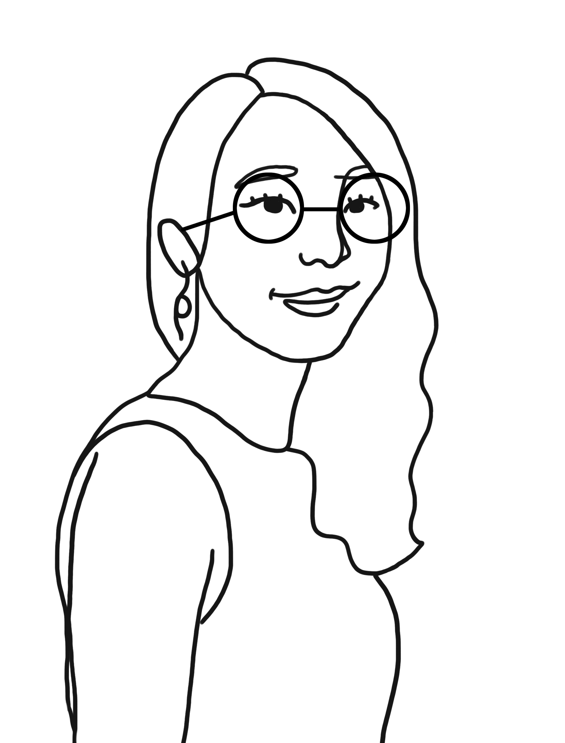 Illustrated portrait of Vivian Chan