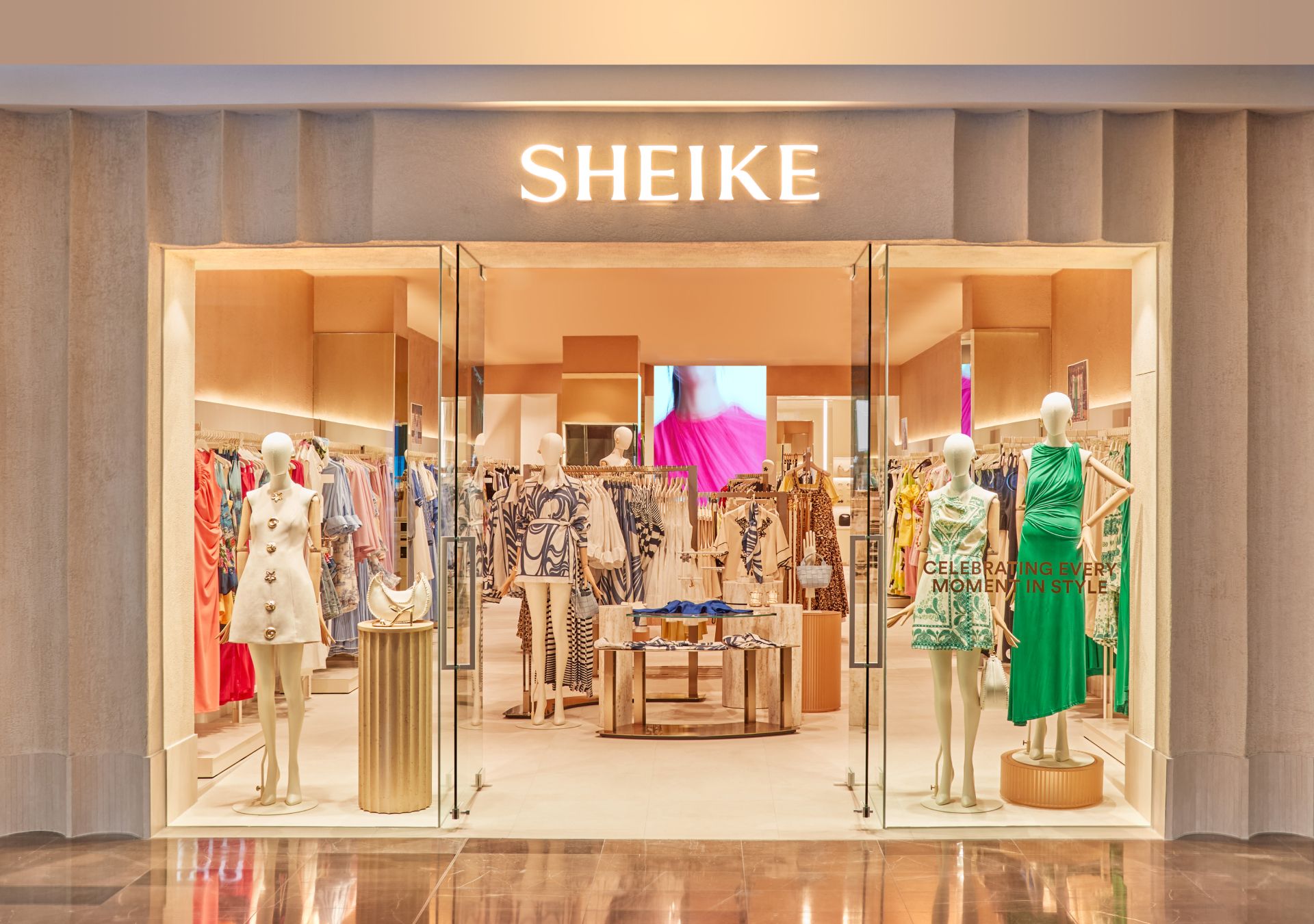 Sheike storefront — the redesigned shopfront at Chadstone